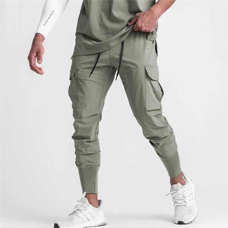 Relaxed Fit Mens Jogger Pants with Large Pockets