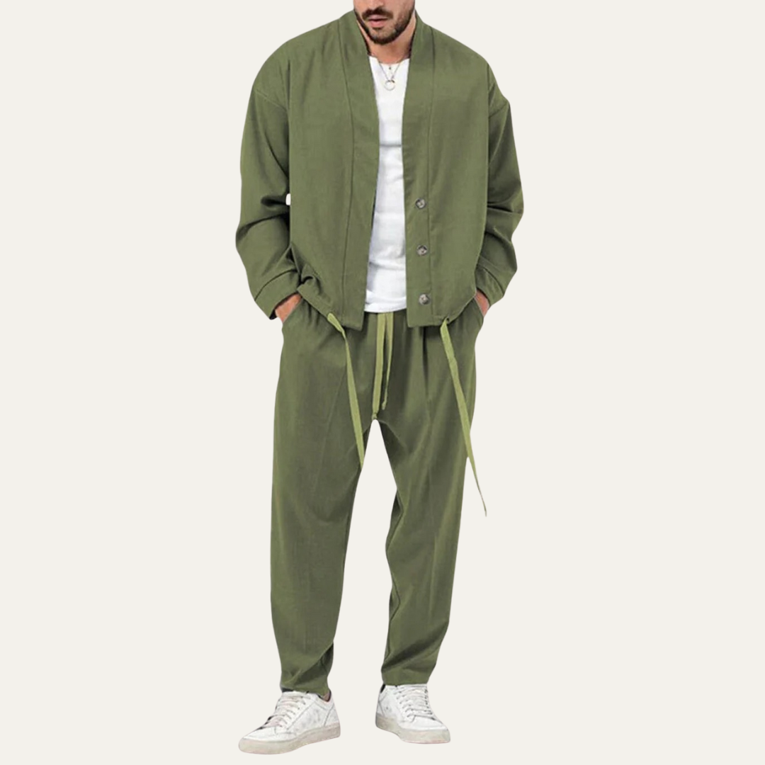 Comfortable Casual 2 Piece Lounge Wear Set - OutfitLondon