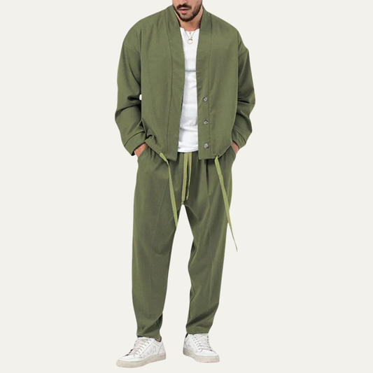 Comfortable Casual 2 Piece Lounge Wear Set - OutfitLondon