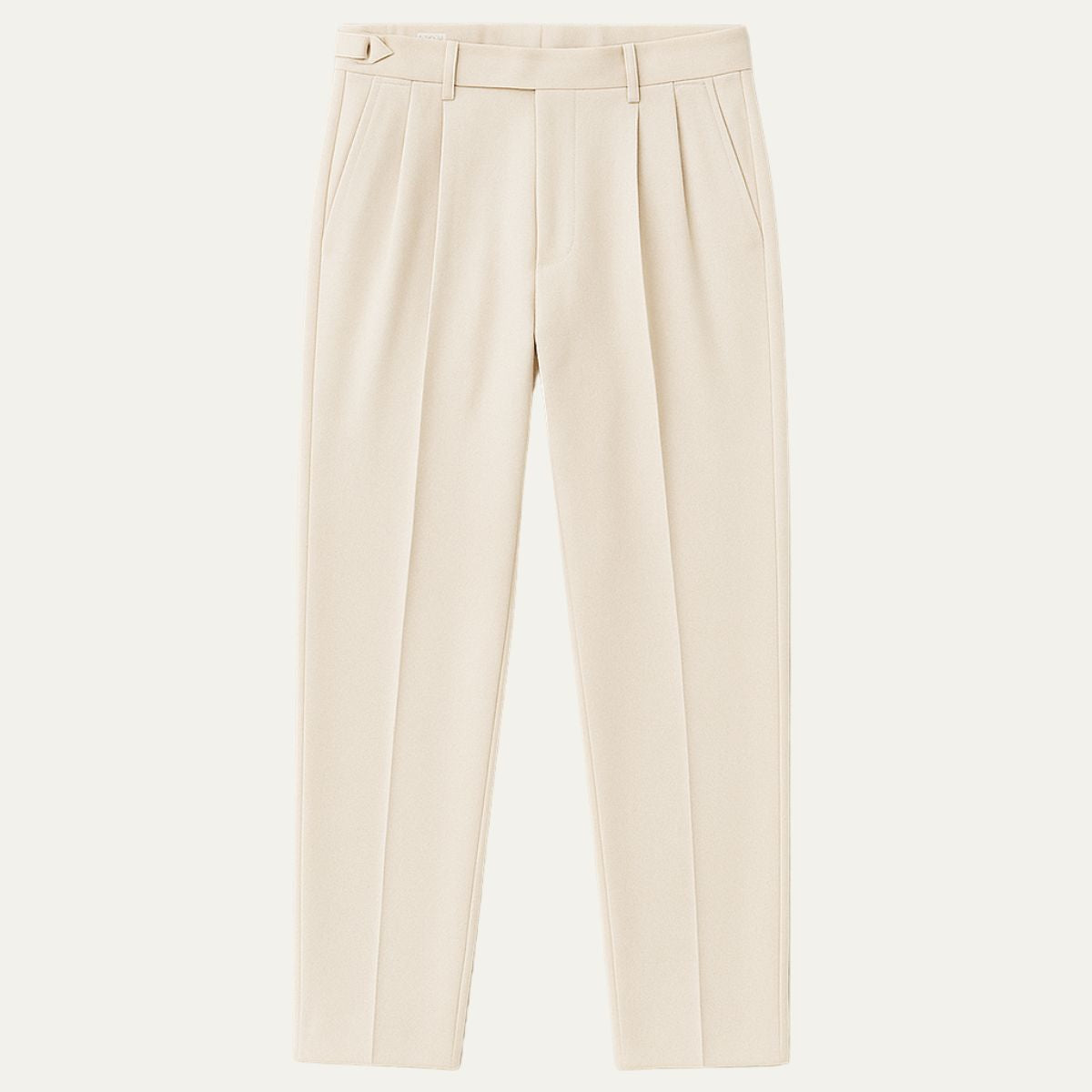 Classic Fit Pleated Mens Trousers