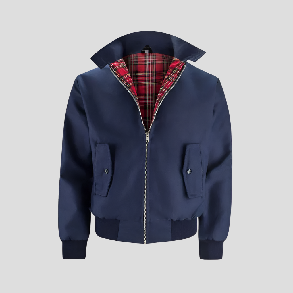 Stylish Men's Leather Jacket - OutfitLondon