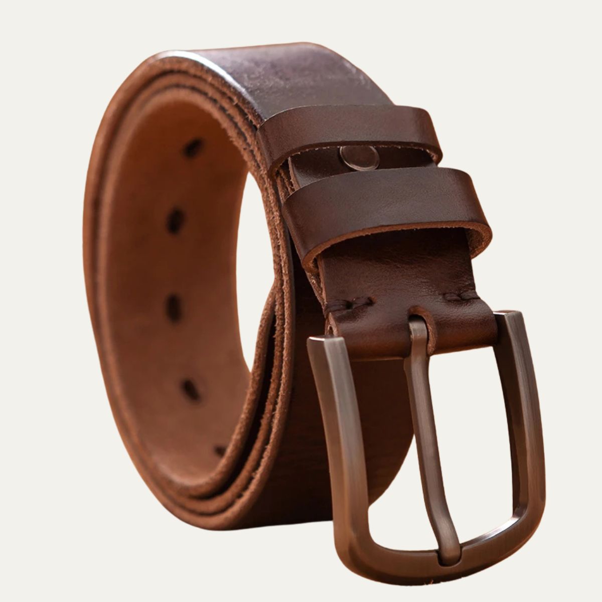 Premium Leather Belt – Classic Handmade Genuine Cowhide Strap - OutfitLondon