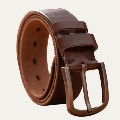 Premium Leather Belt – Classic Handmade Genuine Cowhide Strap - OutfitLondon