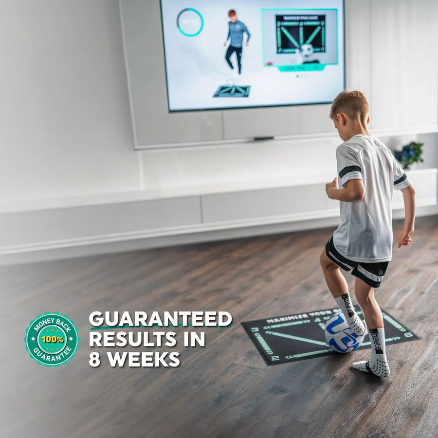 Elite Soccer Practice Mat with Coaching Videos