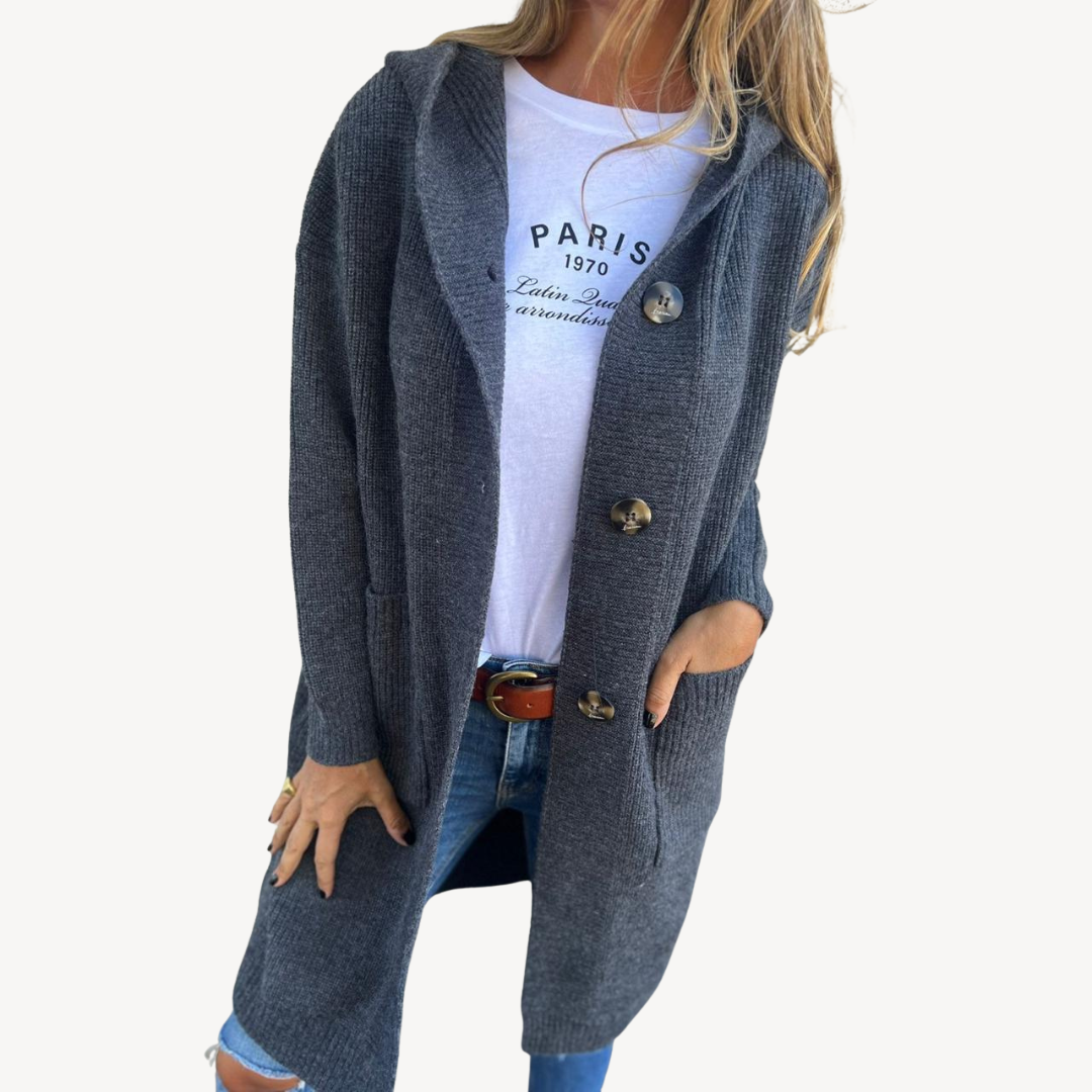Cozy Open-Front Women's Sweater Jacket