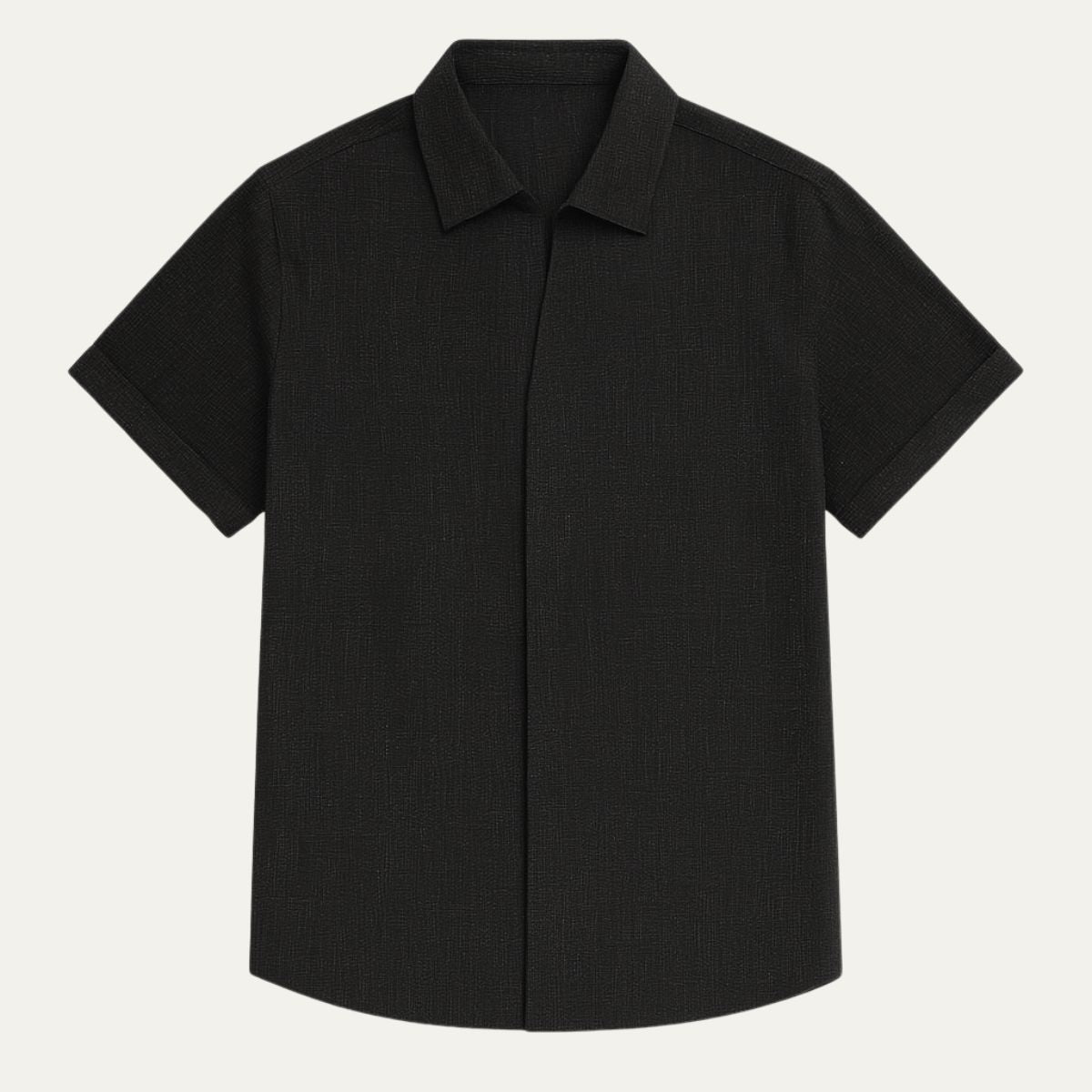 Relaxed Fit Pastel Short Sleeve Mens Shirt