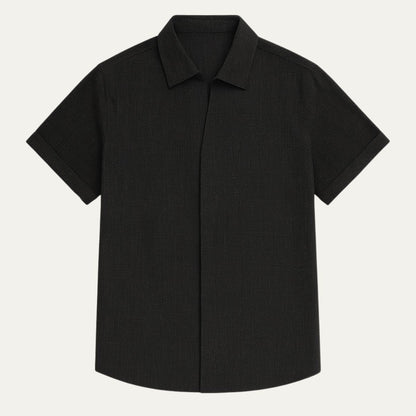 Relaxed Fit Pastel Short Sleeve Mens Shirt