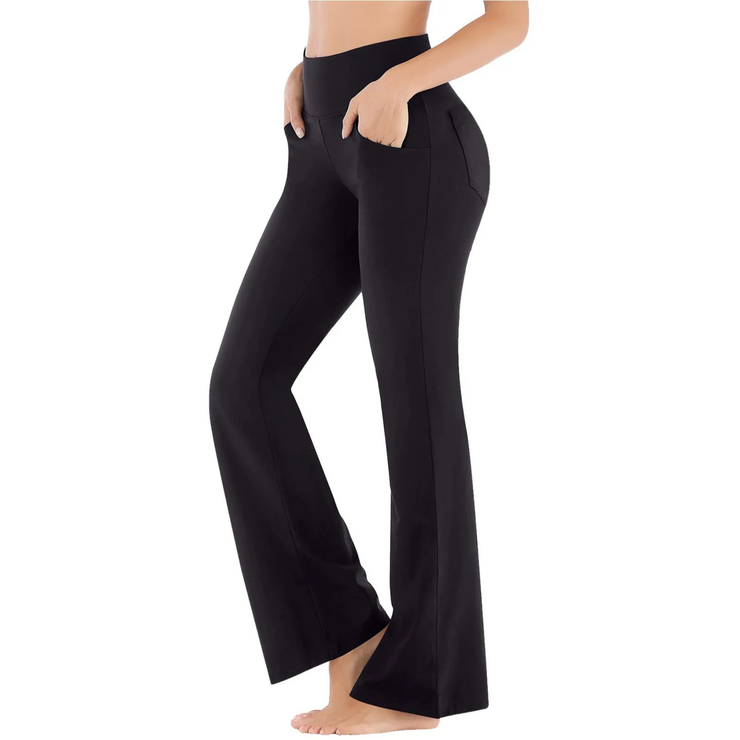 Ladies Comfortable Wide Leg Jogger Pants - OutfitLondon