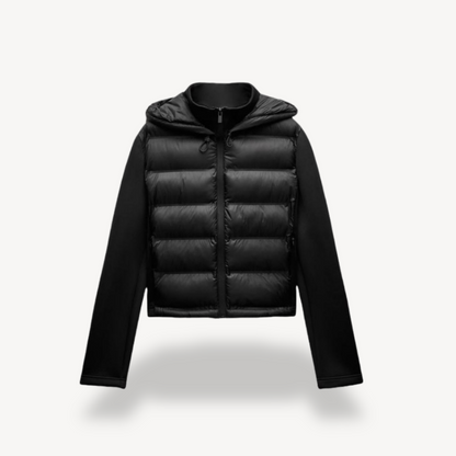 Warm Women's Down Hooded Parka Jacket