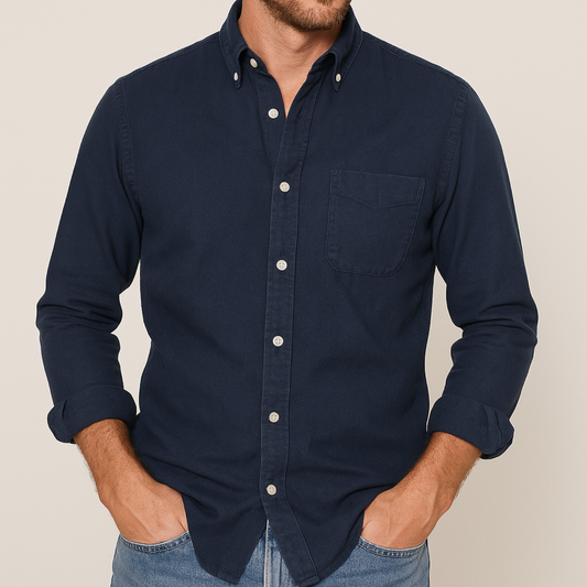 Comfortable Men's Casual Button Down Shirt - OutfitLondon