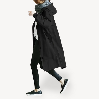 Ladies Classic Dark Parka Jacket