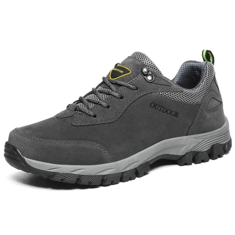 Breathable Waterproof Hiking Trail Shoes Gray - OutfitLondon