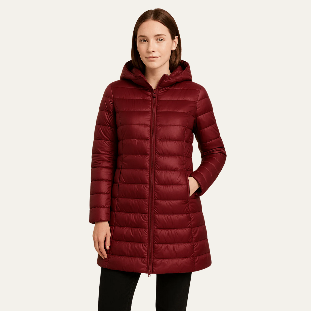 Ladies Glossy Padded Down Jacket
