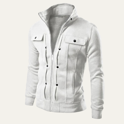 Men's Slim Fit Waterproof Zipper Jacket