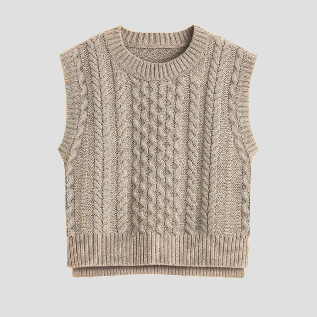 Soft Knit Winter Sweater Vest - OutfitLondon