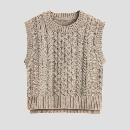 Soft Knit Winter Sweater Vest - OutfitLondon