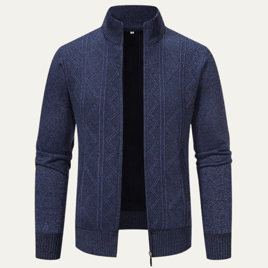 Warm Men's Crew Neck Winter Knit Sweater - OutfitLondon