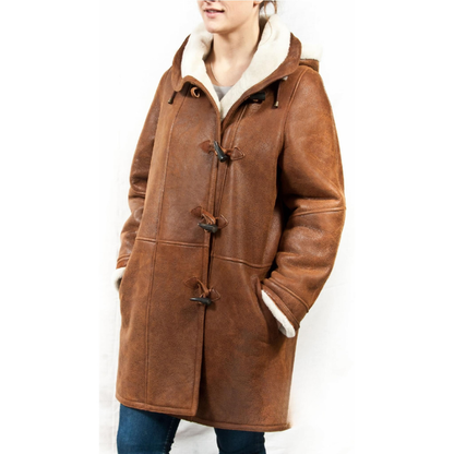 Warm Women's Parka Jacket with Soft Fleece Lining