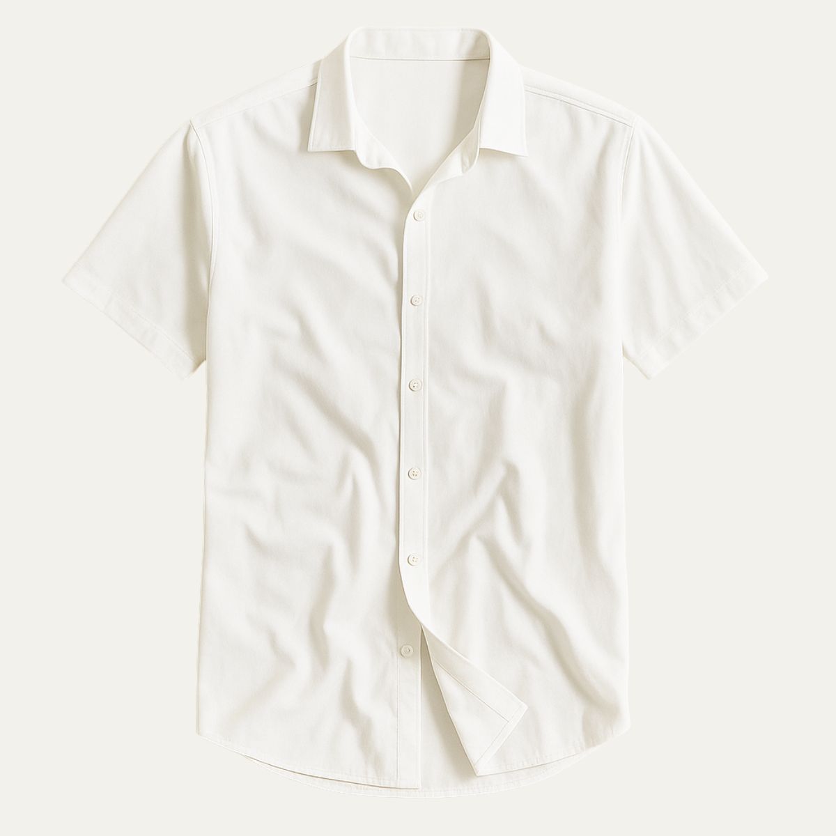 Classic Cotton Short Sleeve Men's Shirt - OutfitLondon