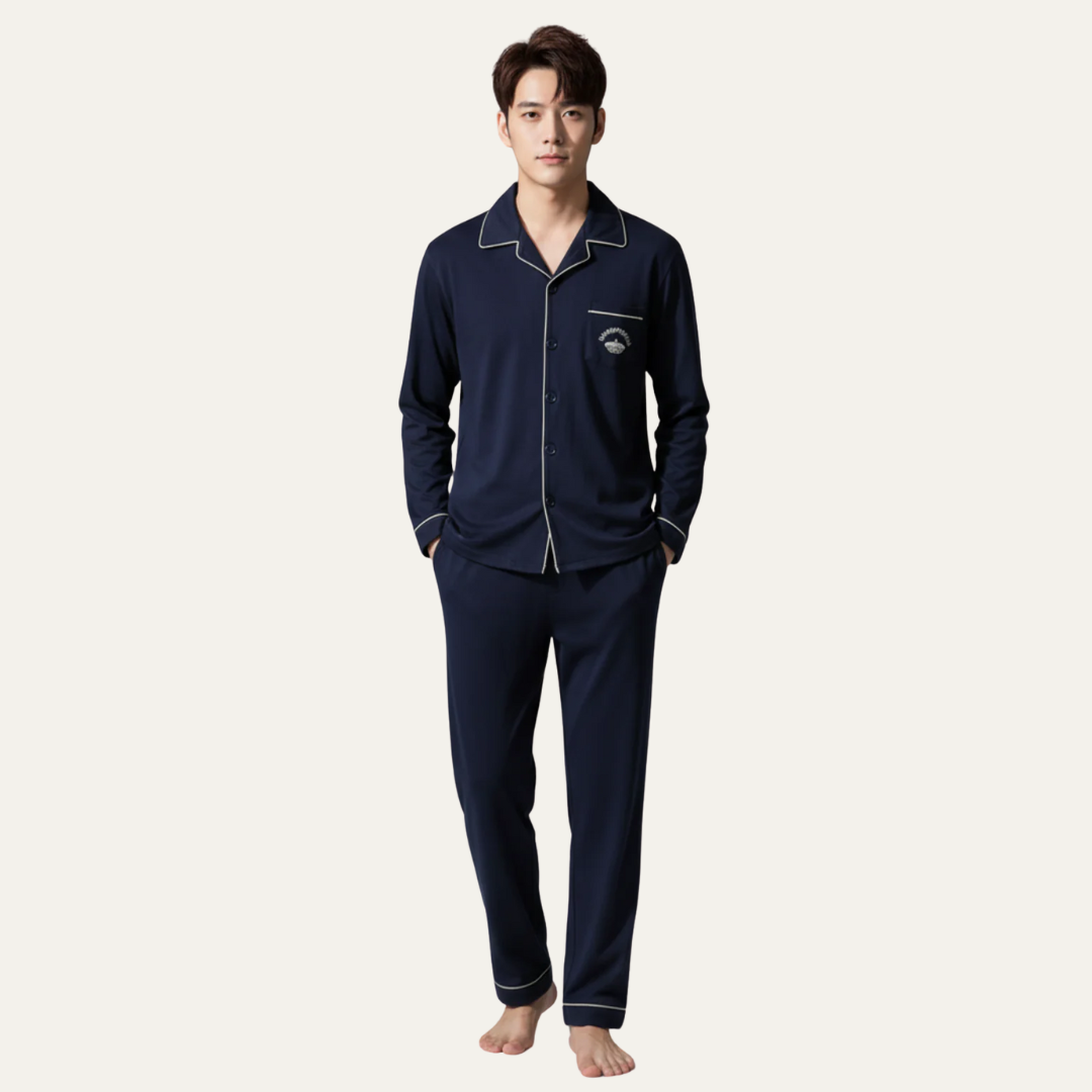 Comfortable Mens Sleepwear Pajama Set