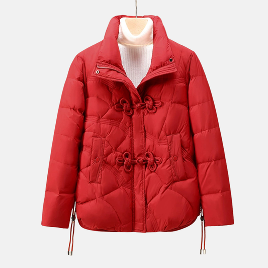 Warm Women's Quilted Puffer Coat - OutfitLondon