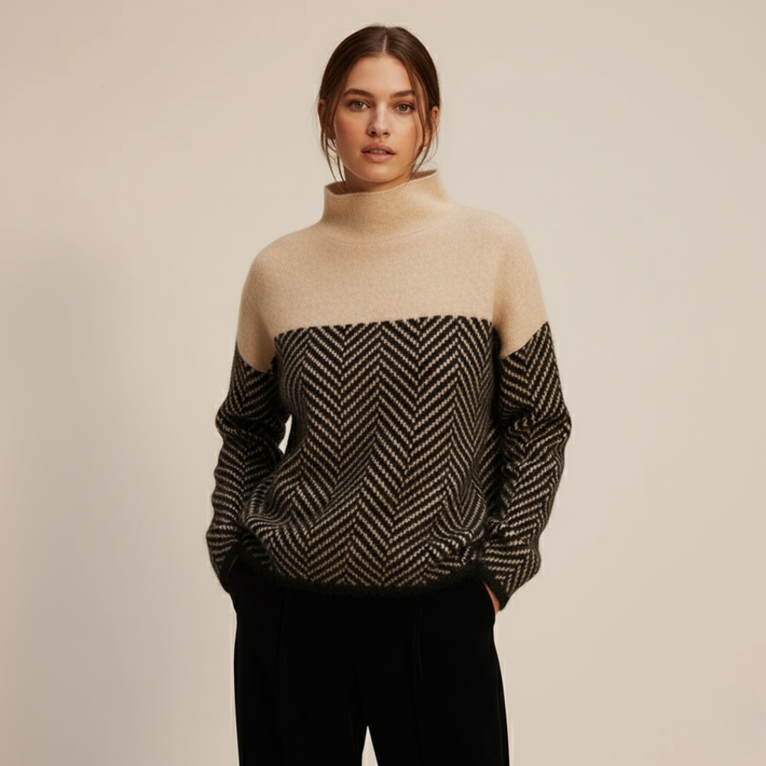 Cozy Crew Neck Cashmere Sweater - OutfitLondon
