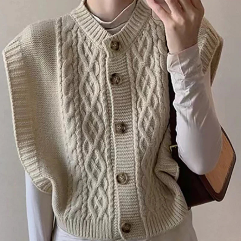 Chic Ladies Open Front Cardigan - OutfitLondon