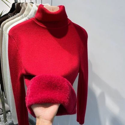 Soft Women's Thermal Crew Neck Sweater