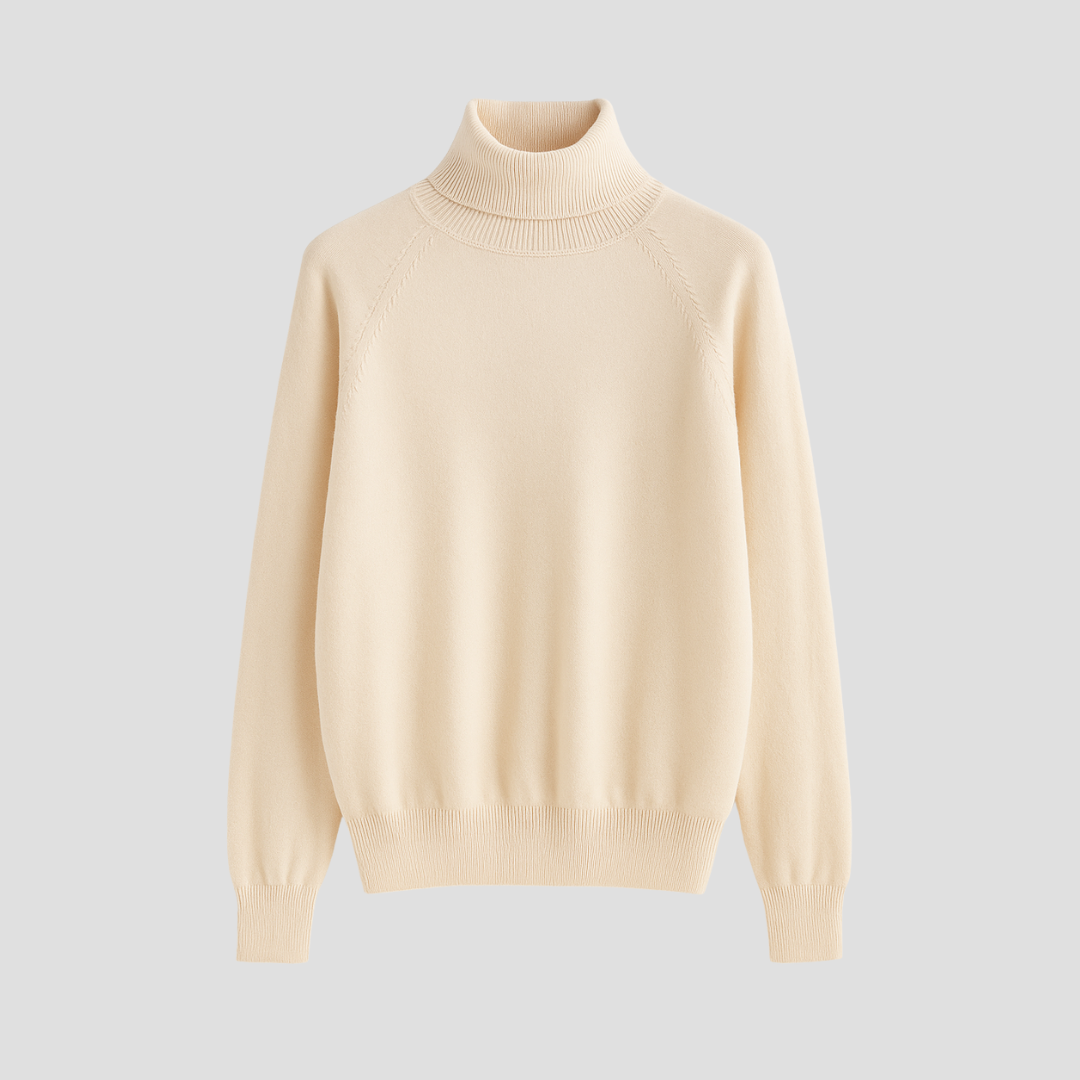 Ladies' Simple Round Neck Pullover - OutfitLondon