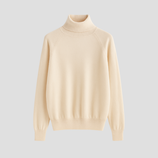 Ladies' Simple Round Neck Pullover - OutfitLondon