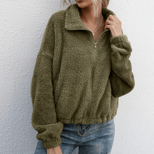 Cozy Fleece Hooded Winter Jacket - OutfitLondon