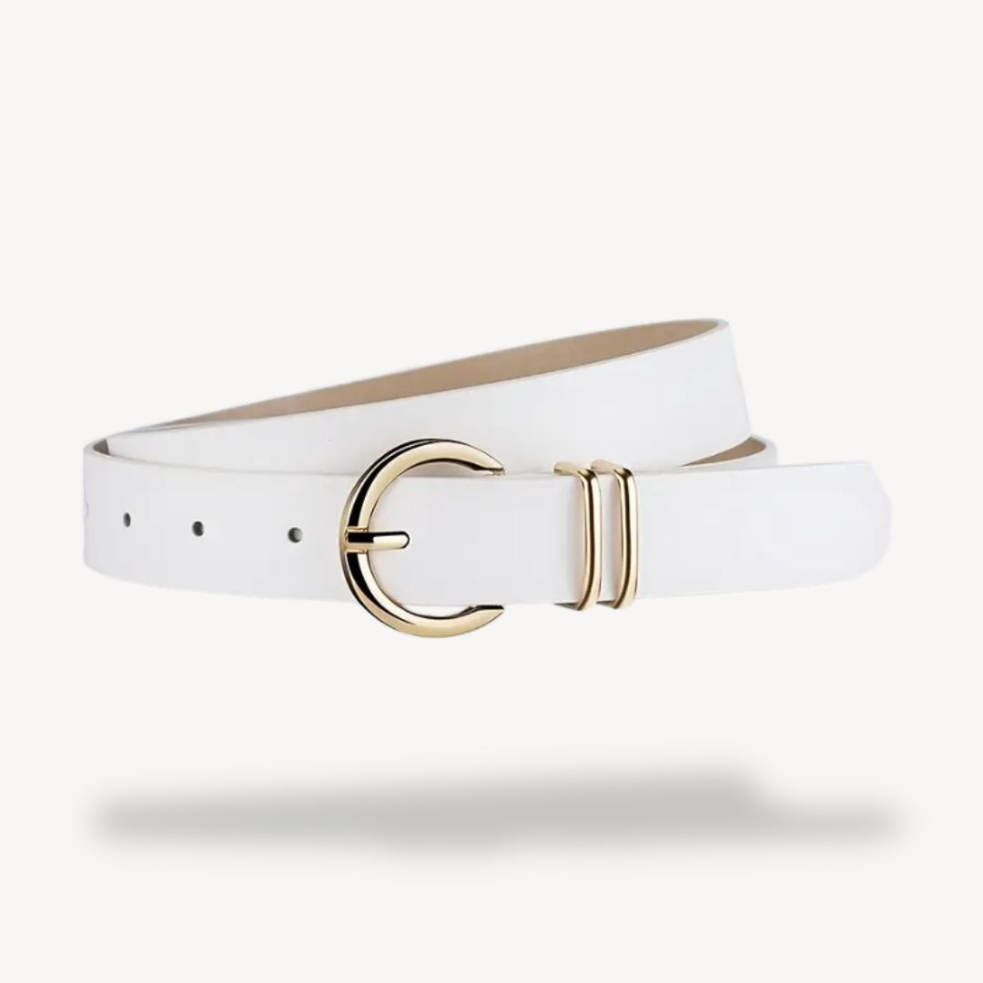 Ladies Synthetic Leather Waist Belt - OutfitLondon