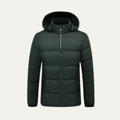 Warm Men's Puffer Hooded Winter Jacket Coat