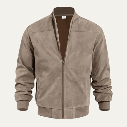 Men's Quilted Zipper Bomber Jacket - OutfitLondon
