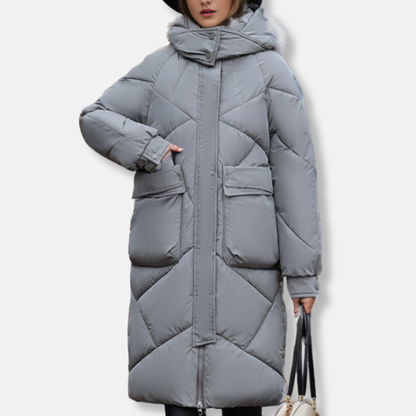 Warm Padded Women's Parka Coat