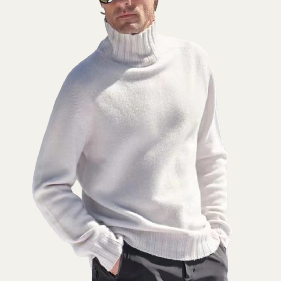 Classic Crew Neck Wool Knit Sweater - OutfitLondon