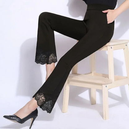 Relaxed Fit Wide Leg Women's Everyday Pants - OutfitLondon