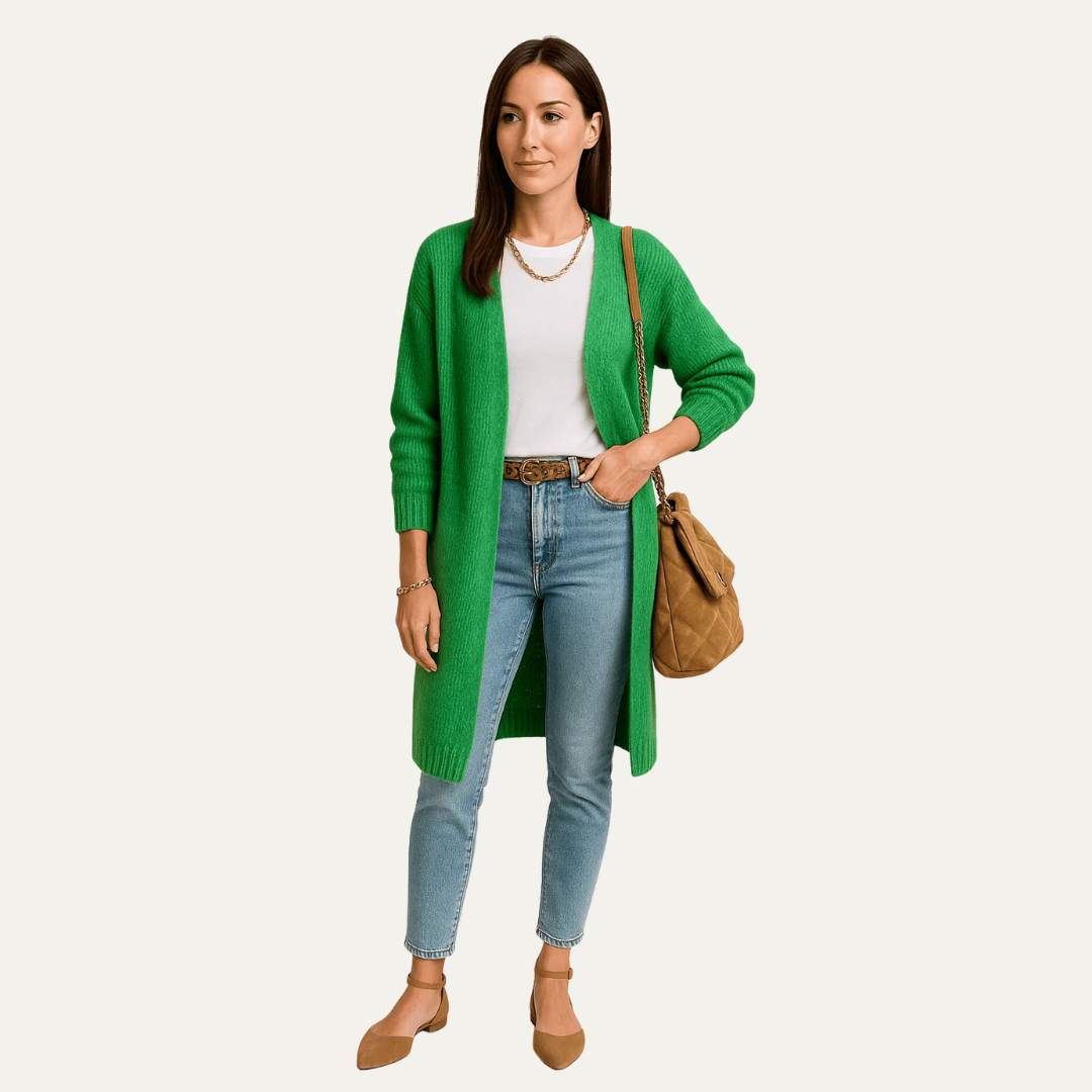 Soft Oversized Open Front Cardigan - OutfitLondon