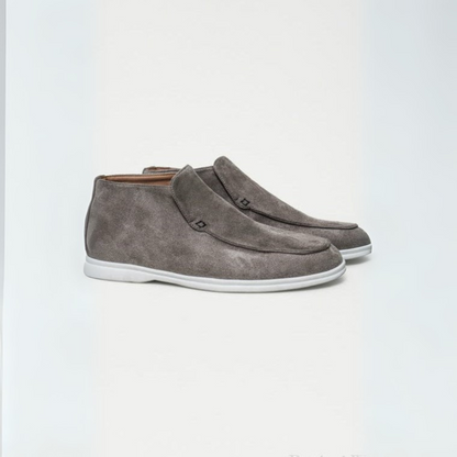 Men's Leather Ankle Boot Shoes - OutfitLondon