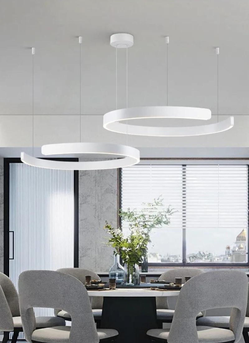 Round LED Ceiling Lamp Warm White Light Fixture