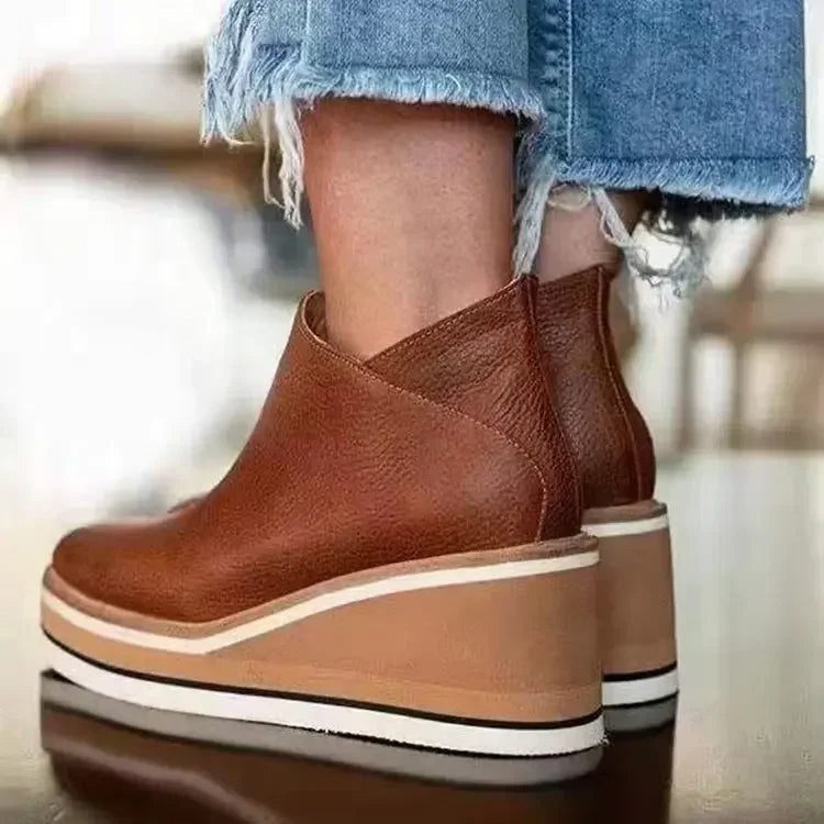 Comfortable Low Heel Chelsea Boots