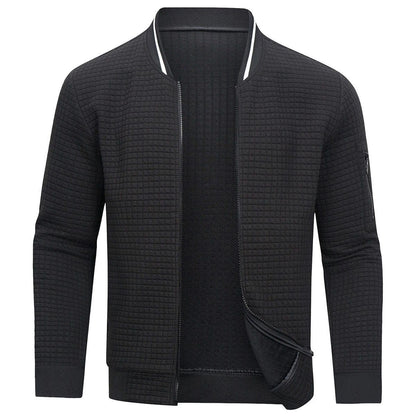 Relaxed Fit Quilted Zip Jacket