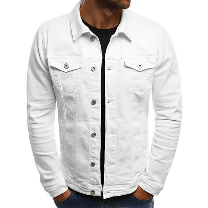Cool Breathable Denim Jacket for Men