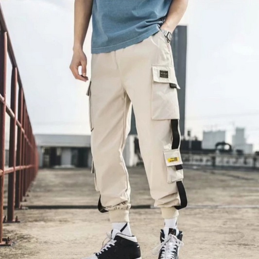 Comfortable Casual Pants with Extra Storage Pockets - OutfitLondon