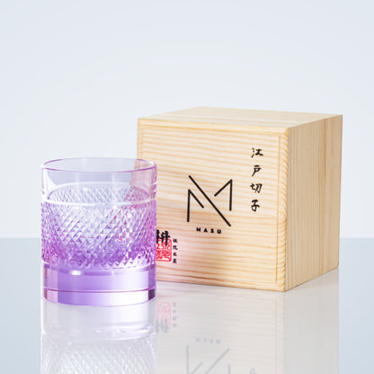 Luxury Crystal Whiskey Glasses Set with Wooden Box