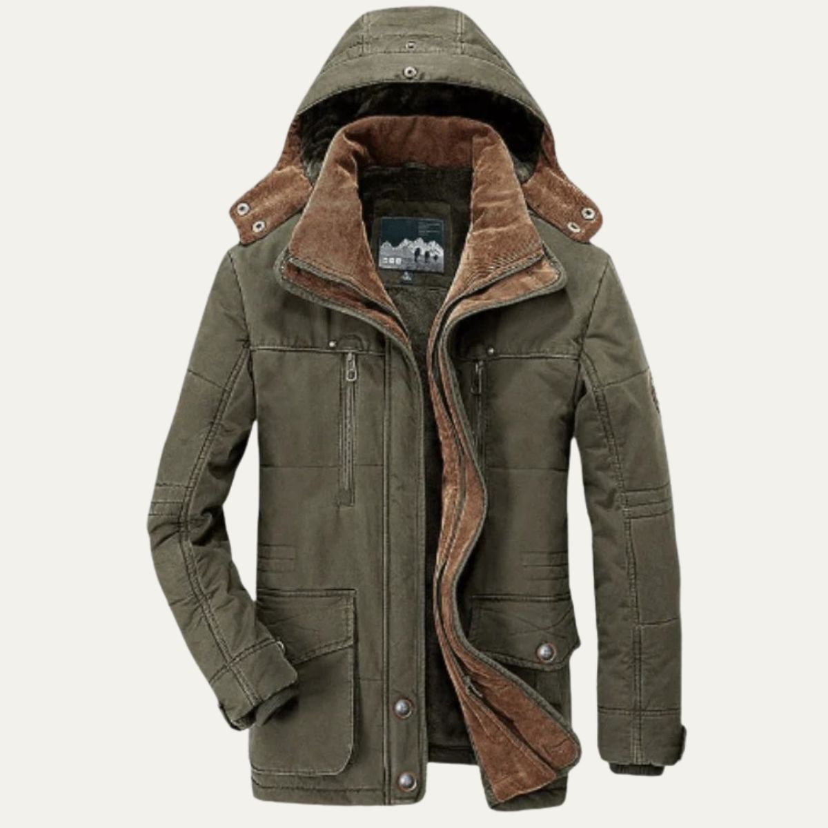 Warm Insulated Parka with Large Pockets - OutfitLondon