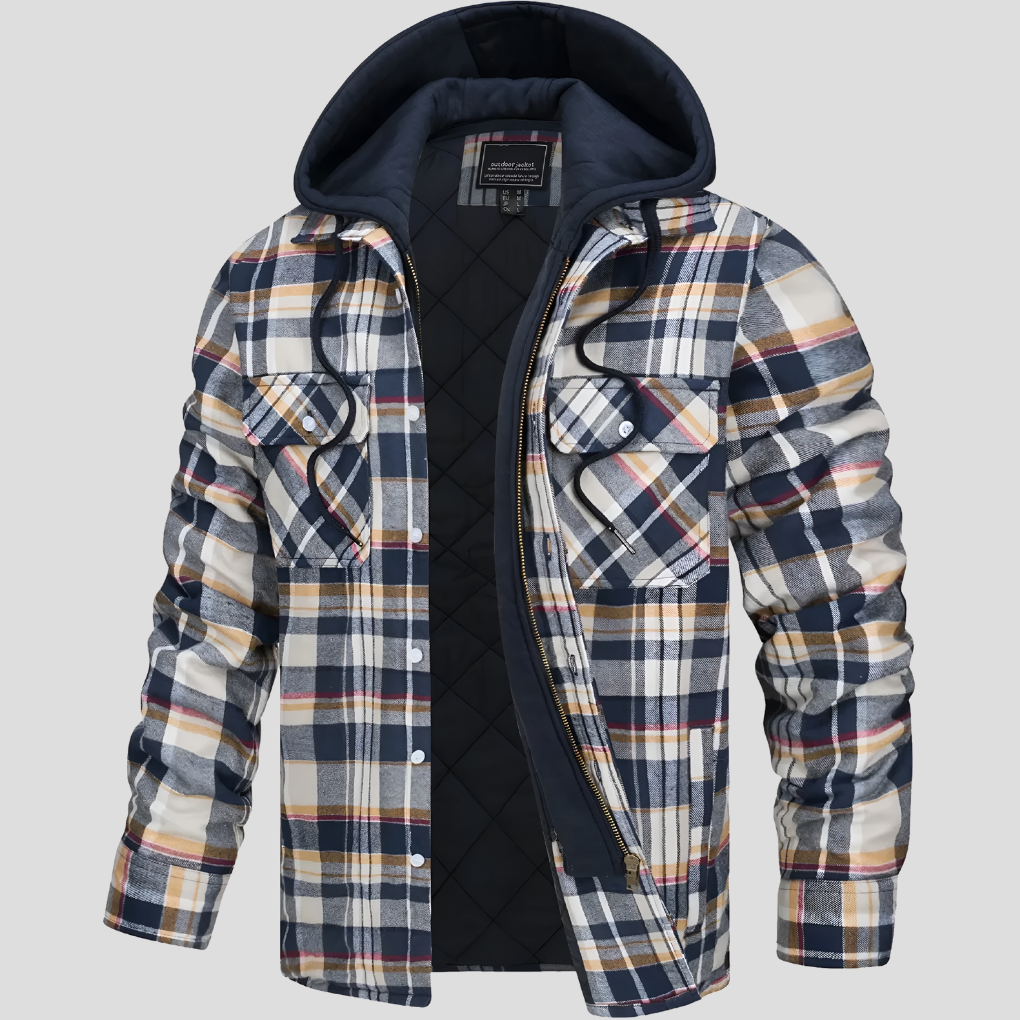 Warm Waterproof Fall Coat for Men - OutfitLondon
