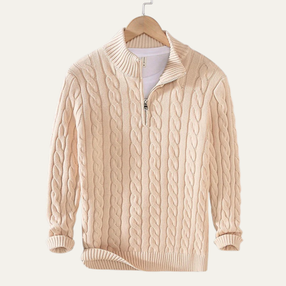 Thick Warm Chunky Knit Men's Sweater - OutfitLondon
