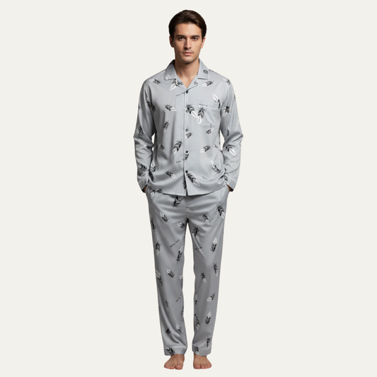 Classic Plaid Sleepwear Set for Men - OutfitLondon