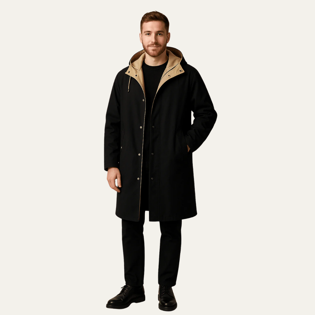 Waterproof Men's Lightweight Parka Coat - OutfitLondon